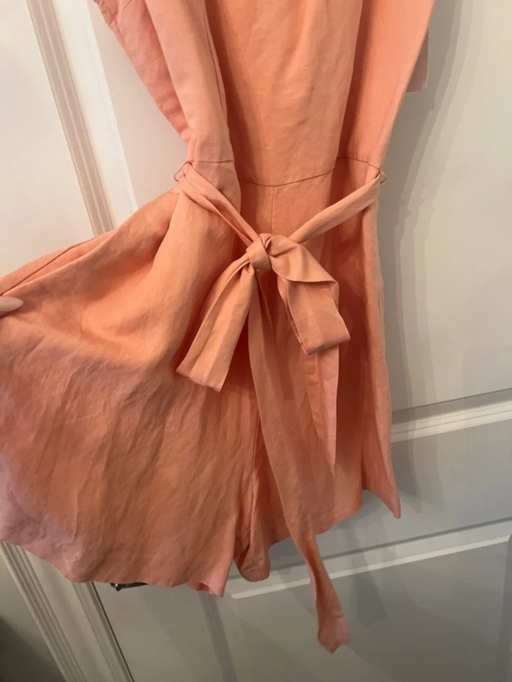 H&M Peach Tie-Waist Romper - Picture 5 of 6